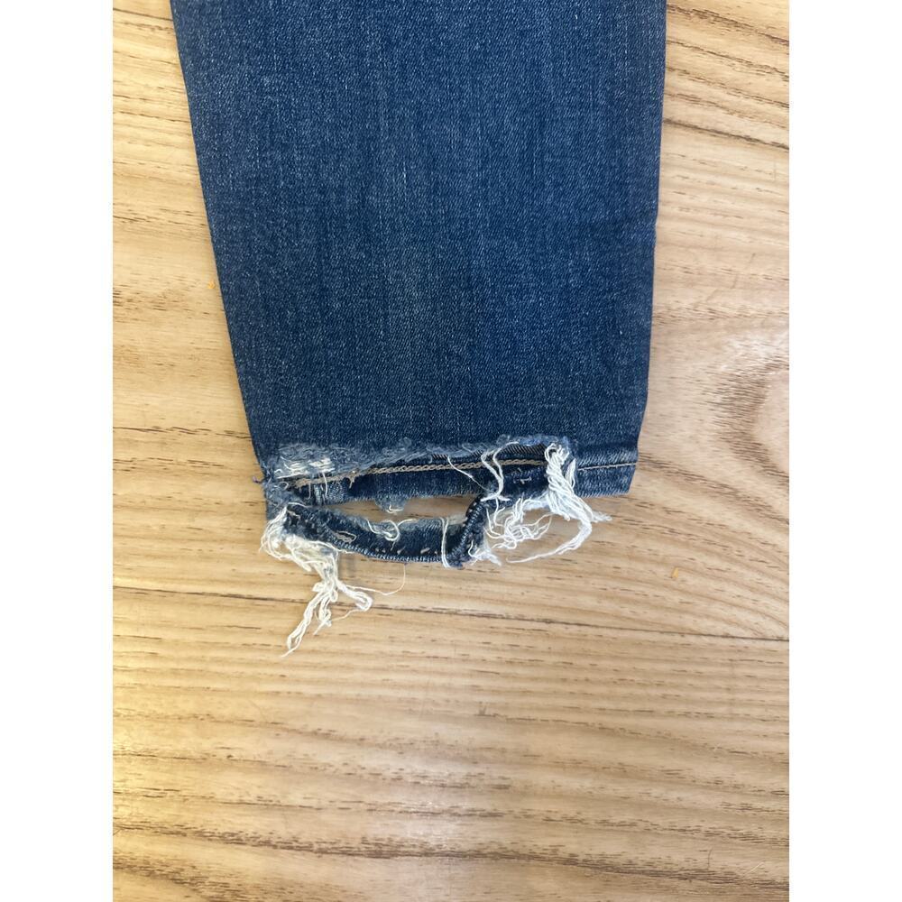 Paige Hoxton Crop Jeans Womens Size 29 Distressed Denim Casual - Picture 6 of 8